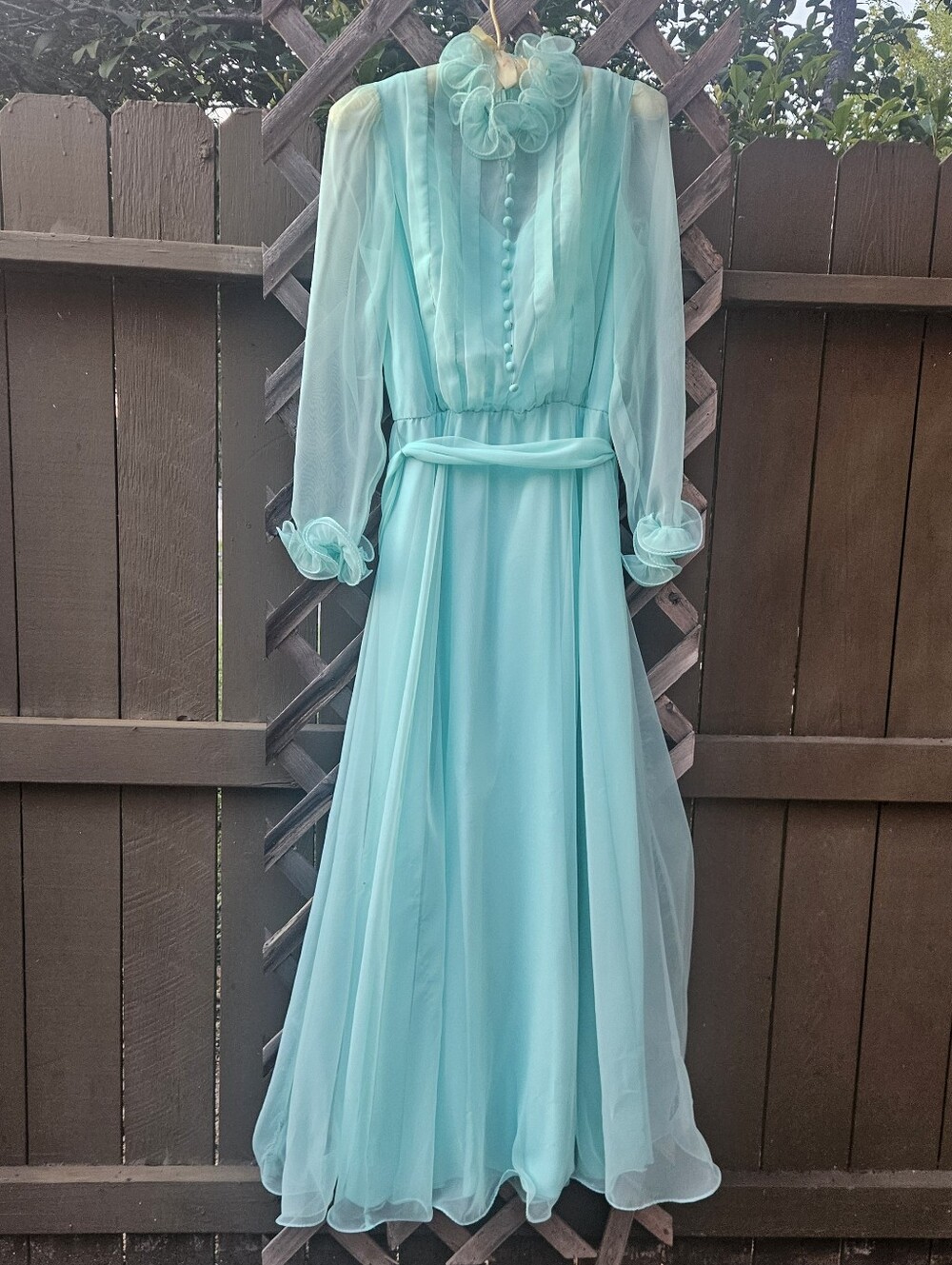 Miss Elliette California Vintage Aqua Dress